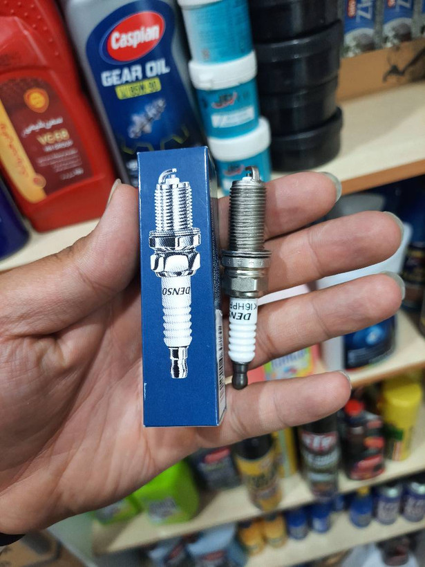 شمع پایه بلند تک پلاتین دنسو ژاپن اصلی کد فنی K16HPR_U11